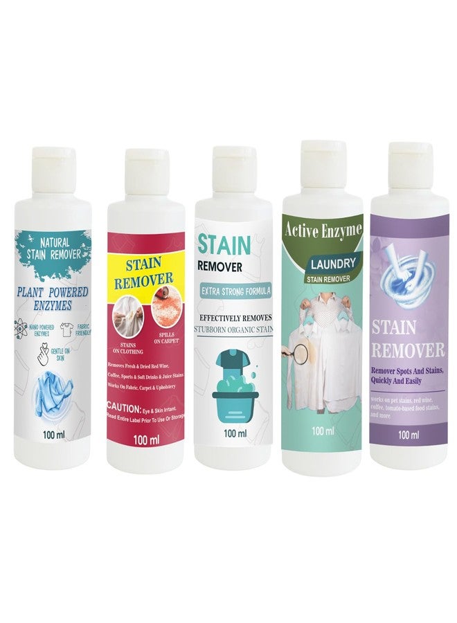 مجموعة مزيلات بقع توفوس: مزيل بقع القمصان، الأحمر، الدمى، الفستق، والبنفسجي | محلول تنظيف متعدد الأسطح للملابس والأقمشة والمفروشات (100 غرام لكل عبوة) - Image 1